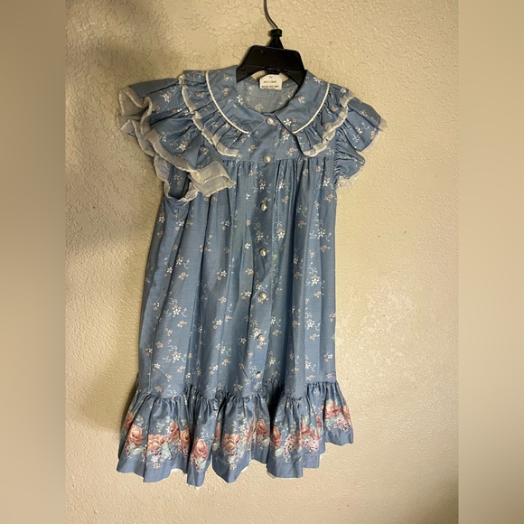 Daisy Kingdom Dresses Girls Size 5 Vintage Pearl Button Up Floral